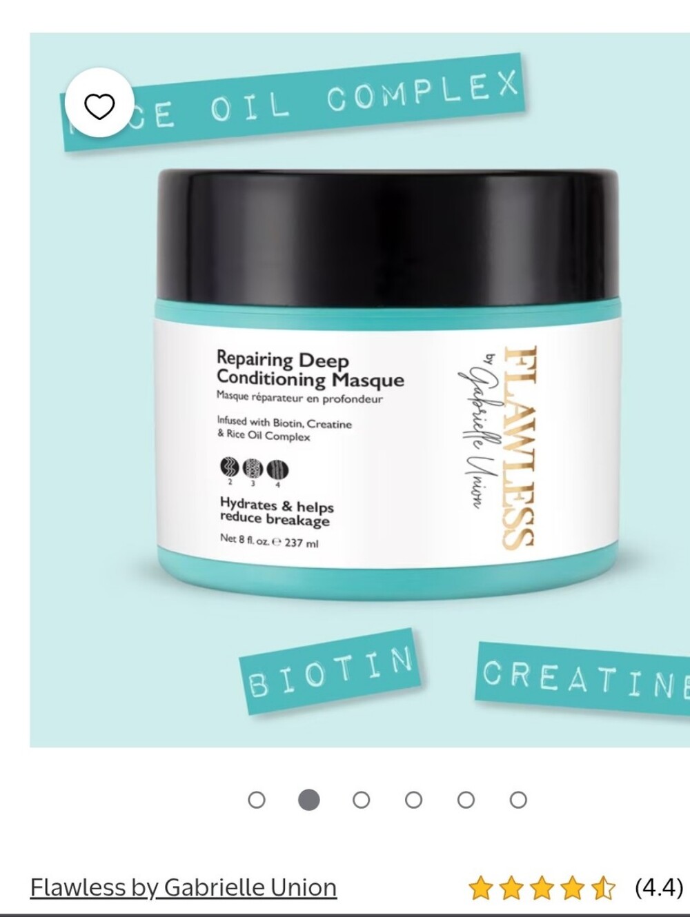 FLAWLESS Repairing Deep Conditioning Masque - by GABRIELLE UNION